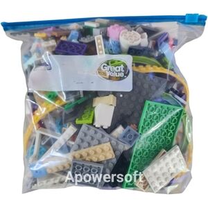 Lego Misc Lot Assorted One Gallon Zip Bag #1